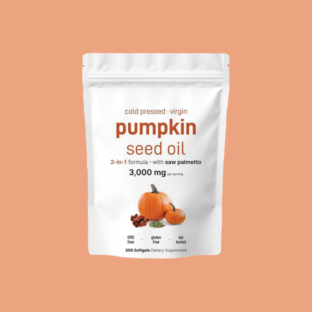 Aceite de Semilla de Calabaza 3000 mg – Cabello Fuerte y Piel Radiante