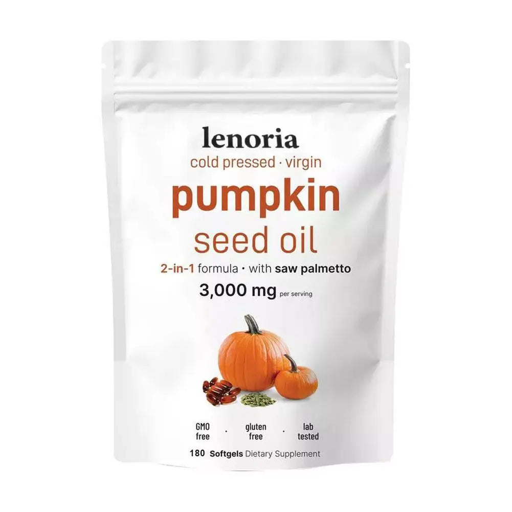 Aceite de Semilla de Calabaza 3000 mg – Cabello Fuerte y Piel Radiante